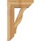 Ekena Millwork Funston Slat Rough Sawn Bracket w/ Offset Brace, Western Red Cedar, 8"W x 22"D x 34"H BKT0806X22X34FST06RWR - alternate 4